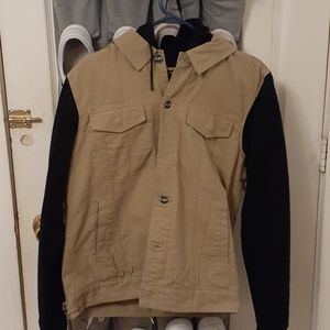 Hurley tan and black jacket